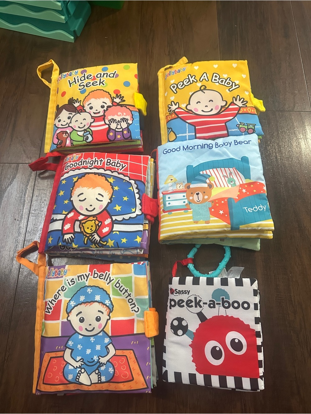 Lot of 6 Baby Sensory Soft Activity Books – Like New